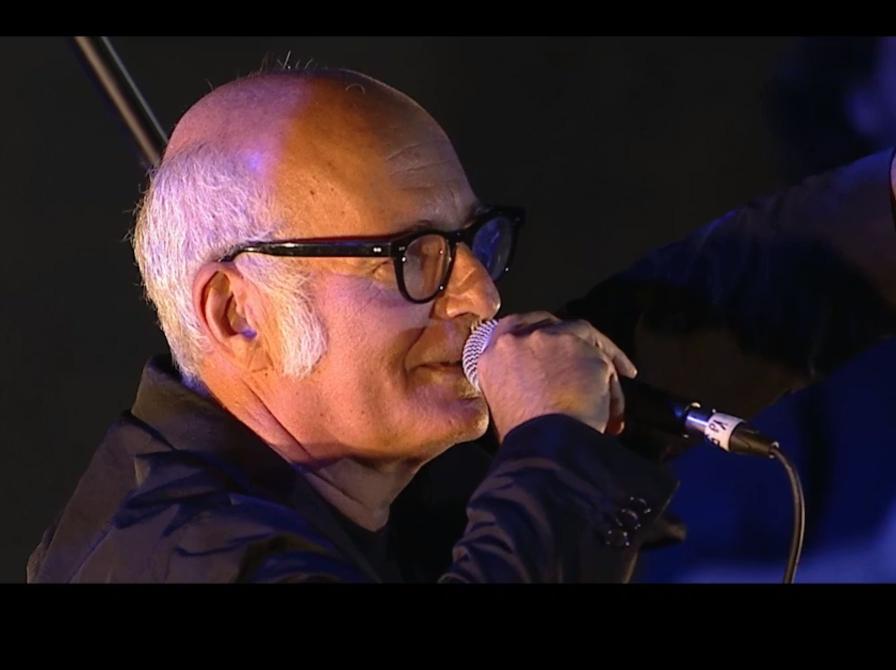Foto af Einaudi fra koncerten